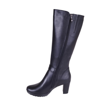 KOZAKI DAMSKIE SKÓRZANE WIELBUT K 213 CZARNE