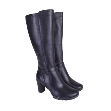 KOZAKI DAMSKIE SKÓRZANE WIELBUT K 213 CZARNE