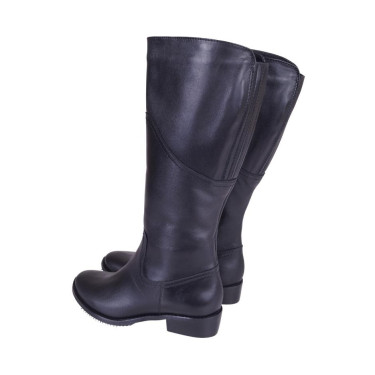 SKÓRZANE KLASYCZNE KOZAKI WIELBUT K 243 CZARNE