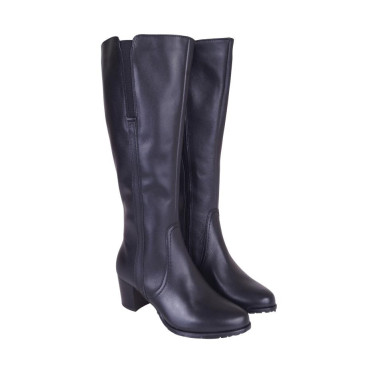 KOZAKI DAMSKIE NA OBCASIE WIELBUT K 244 CZARNE