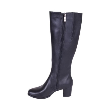 KOZAKI DAMSKIE NA OBCASIE WIELBUT K 244 CZARNE