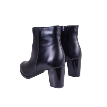 SKÓRZANE BOTKI DAMSKIE WIELBUT K 253 CZARNE
