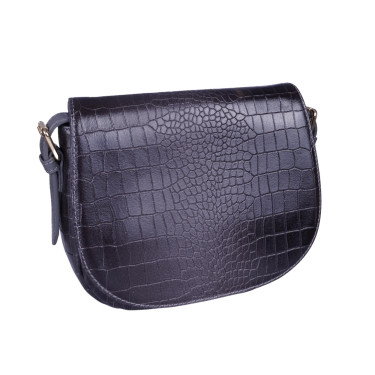 Torebka listonoszka skórzana VEZZE V004 szara