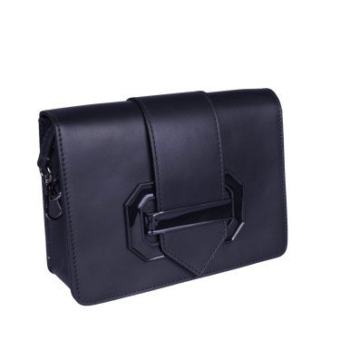 Torebka damska skórzana VEZZE V019 czarna