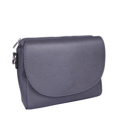 Torebka damska skórzana VEZZE V020 szara