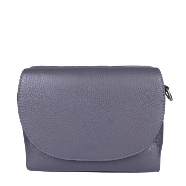 Torebka damska skórzana VEZZE V020 szara