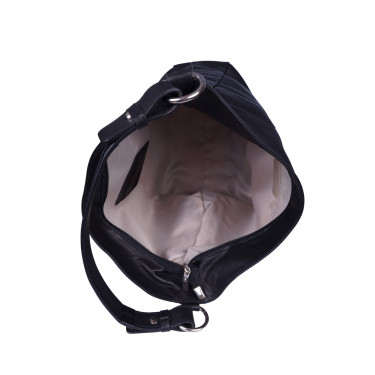 Torba klasyczna skórzana VEZZE V021 czarna