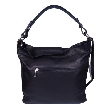 Torba klasyczna skórzana VEZZE V021 czarna