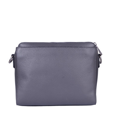 Torebka damska skórzana VEZZE V020 szara