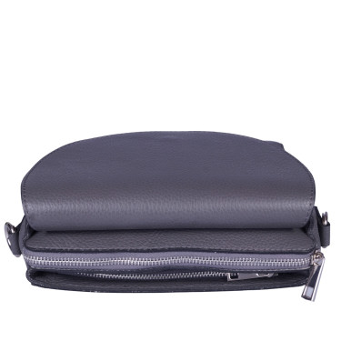 Torebka damska skórzana VEZZE V020 szara