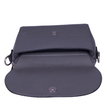 Torebka damska skórzana VEZZE V020 szara