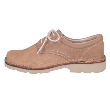 Skórzane półbuty marki Helios 808 beżowe