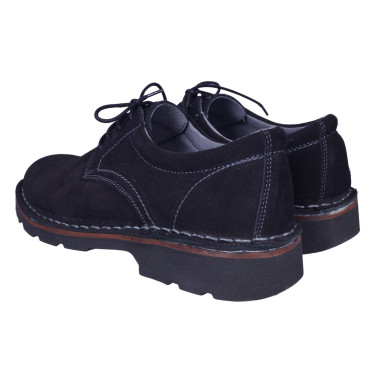 Skórzane półbuty marki Helios 808 czarne