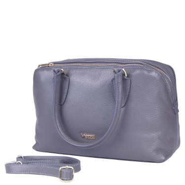VEZZE Torba skóra shopper bag V007 szara
