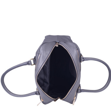 VEZZE Torba skóra shopper bag V007 szara