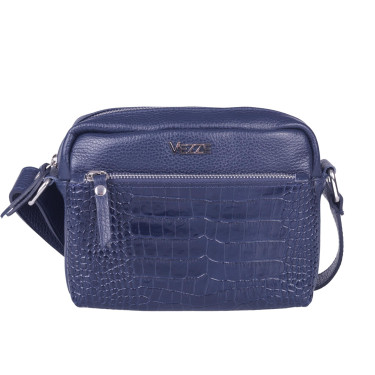 Mała torebka listonoszka granatowa VEZZE V027