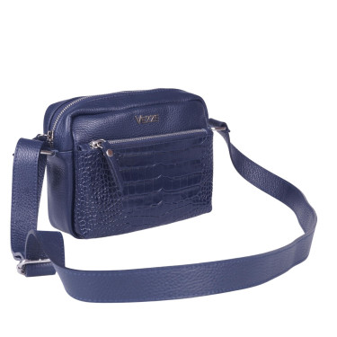 Mała torebka listonoszka granatowa VEZZE V027