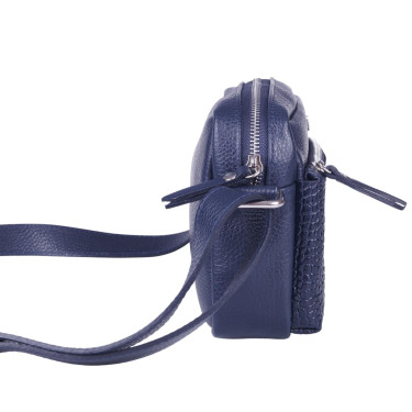 Mała torebka listonoszka granatowa VEZZE V027