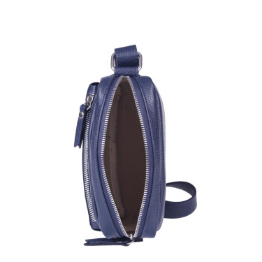 Mała torebka listonoszka granatowa VEZZE V027