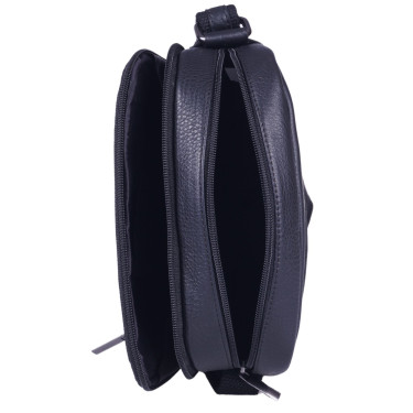 Czarna torebka męska WILD V029