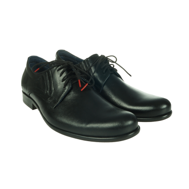 PANTOFLE SKÓRZANE MĘSKIE CZARNE DORIAN 112