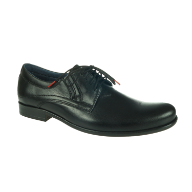 PANTOFLE SKÓRZANE MĘSKIE CZARNE DORIAN 112