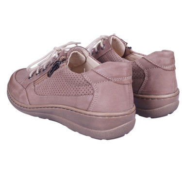 Beżowe półbuty damskie skóra naturalna Helios 357