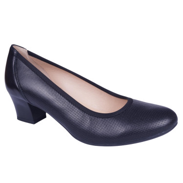 Półbuty skórzane damskie PESCO 1813 czarne