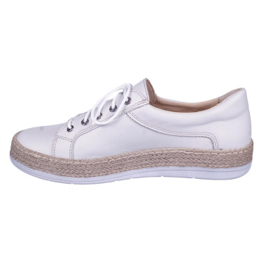 Półbuty skórzane damskie SYRENA 0643 białe