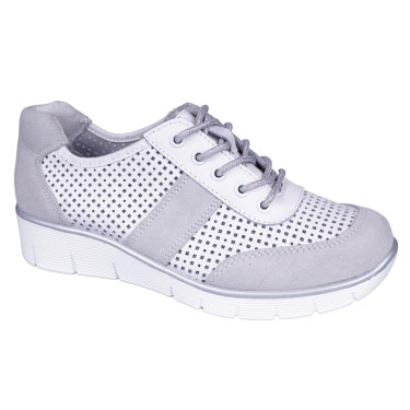 Sportowe półbuty damskie ażurowe FILIPPO DP028/21 białe