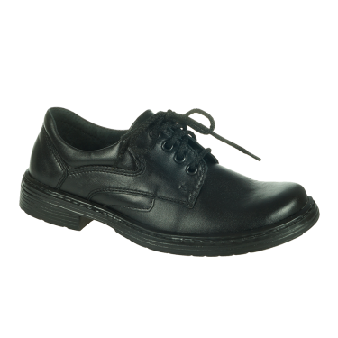 PÓŁBUTY SKÓRZANE MĘSKIE CZARNE WIELBUT WZ -7