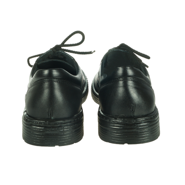 PÓŁBUTY SKÓRZANE MĘSKIE CZARNE WIELBUT WZ -7