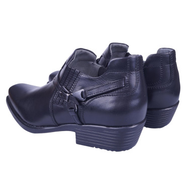 Buty motocyklowe kowbojki męskie marki Lemi 0681 czarne