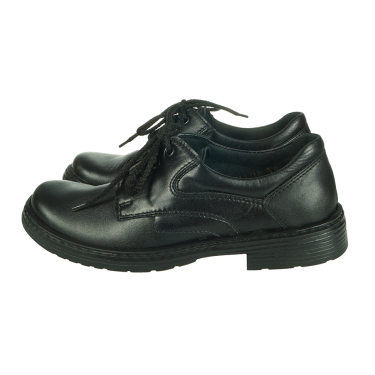 PÓŁBUTY SKÓRZANE MĘSKIE CZARNE WIELBUT WZ -7