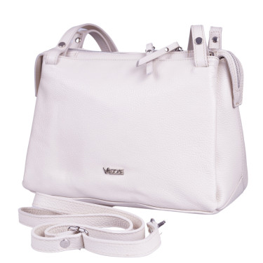 Torebka damska skórzana  VEZZE V049 beżowa