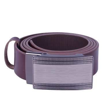 Skórzany pasek męski PASPOL brąz