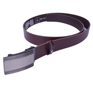 Skórzany pasek męski PASPOL brąz