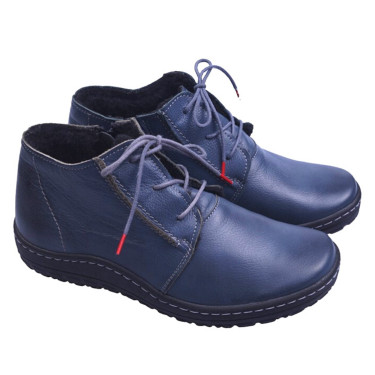 SKÓRZANE TRZEWIKI DAMSKIE GRANAT