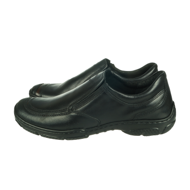 PÓŁBUTY MOKASYNY MĘSKIE SKÓRA CZARNE JOKER 213