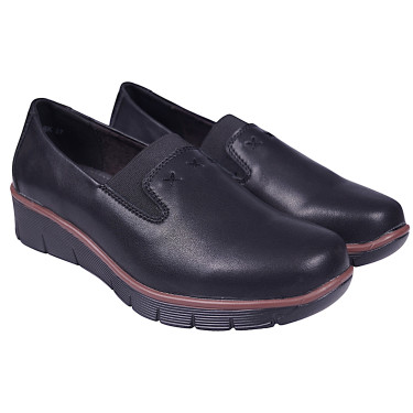 Modne półbuty damskie czarne na jesień marki Filippo DP3160/22 BK