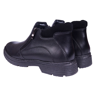 Zimowe buty męskie trzewiki za kostkę  Wielbut Wz-8 czarne