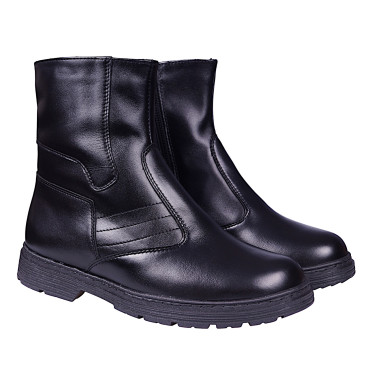 Kozaki męskie ciepłe buty zimowe długie Wielbut Wz-2 czarne