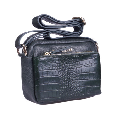 Mała torebka listonoszka VEZZE V027 zielona