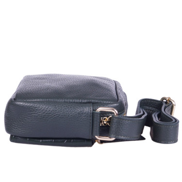 Mała torebka listonoszka VEZZE V027 zielona