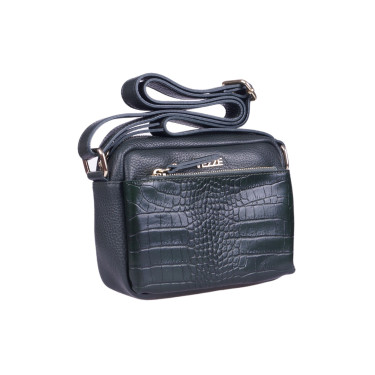 Mała torebka listonoszka VEZZE V027 zielona