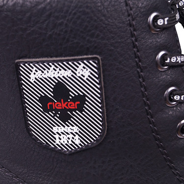 Botki damskie marki Rieker X3410-00 czarne