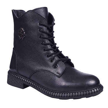 Botki damskie czarne marki T.Sokolski - model SAR Z22223 BLK ocieplone