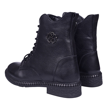 Botki damskie czarne marki T.Sokolski - model SAR Z22223 BLK ocieplone