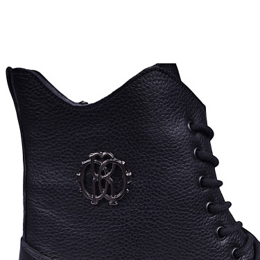 Botki damskie czarne marki T.Sokolski - model SAR Z22223 BLK ocieplone