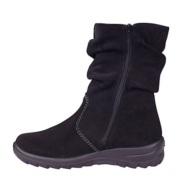 Botki damskie zamszowe marki Rieker Z7171-01 czarne